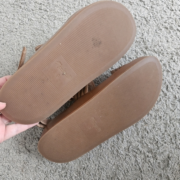 Madewell The Emmalee Brown Platform Sandal English Saddle - Picture 7 of 8